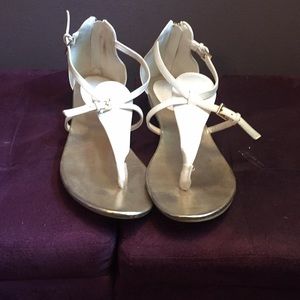 New York and Company White Sandals